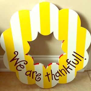 Coton Colors We Are Thankful Wreath